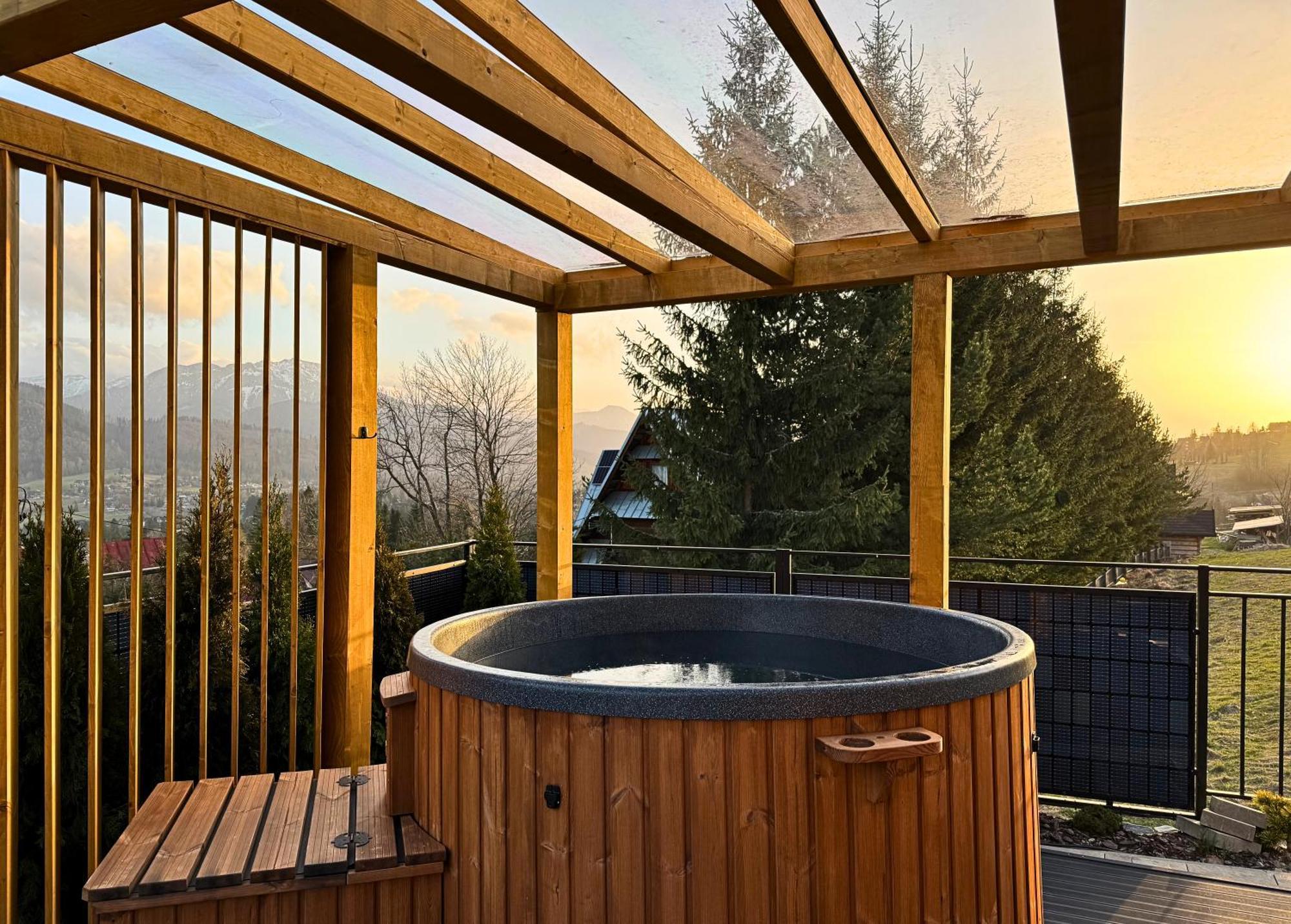 Salamandra Spa Jacuzzi, Sauny, Teznia, Panorama Tatr Косцелиско Экстерьер фото